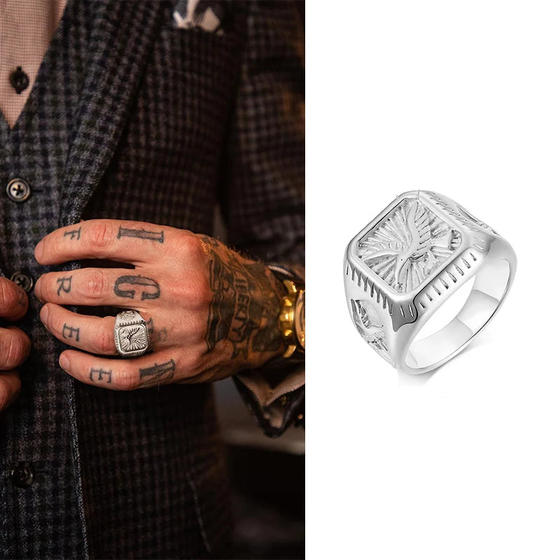 Chevalière Eagle - Acier Inoxydable Homme