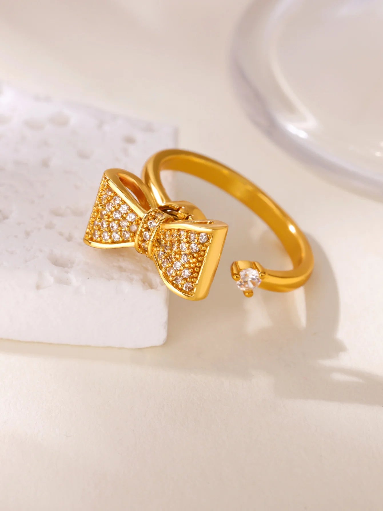 Bague Bow Spin - Bague Anti Stress Tournante