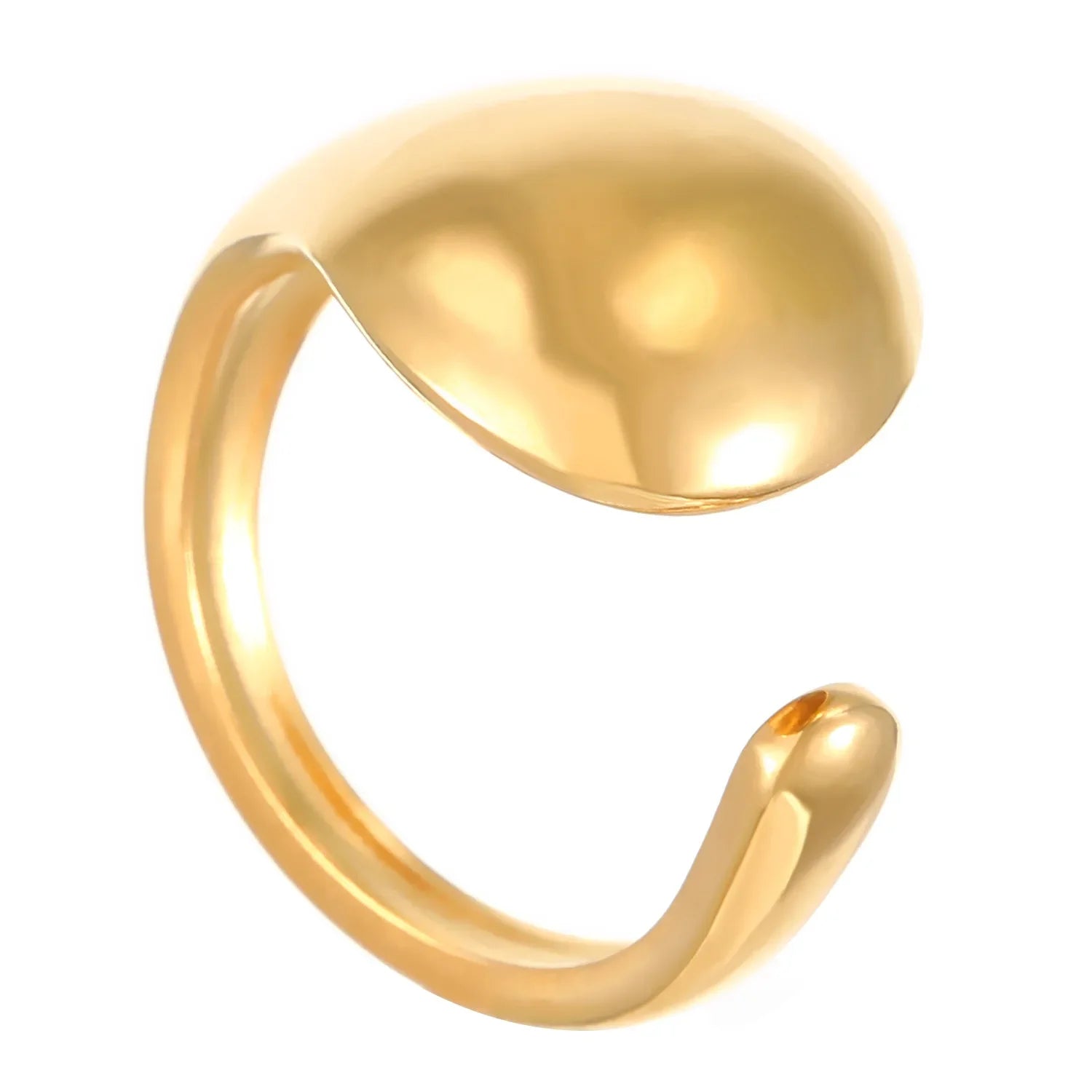 Bague Crescent - Acier Inoxydable Femme