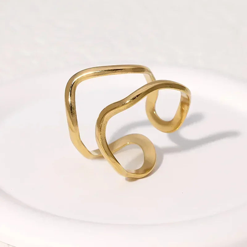 Bague Loop - Acier Inoxydable Femme