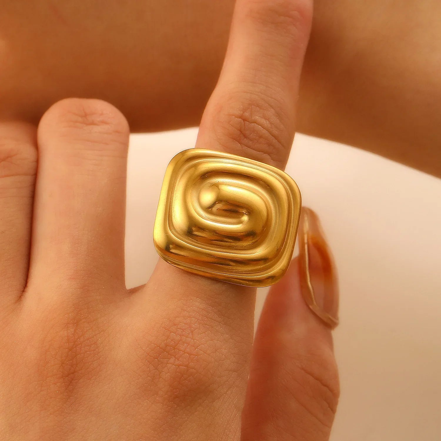 Bague Maze - Acier Inoxydable Femme