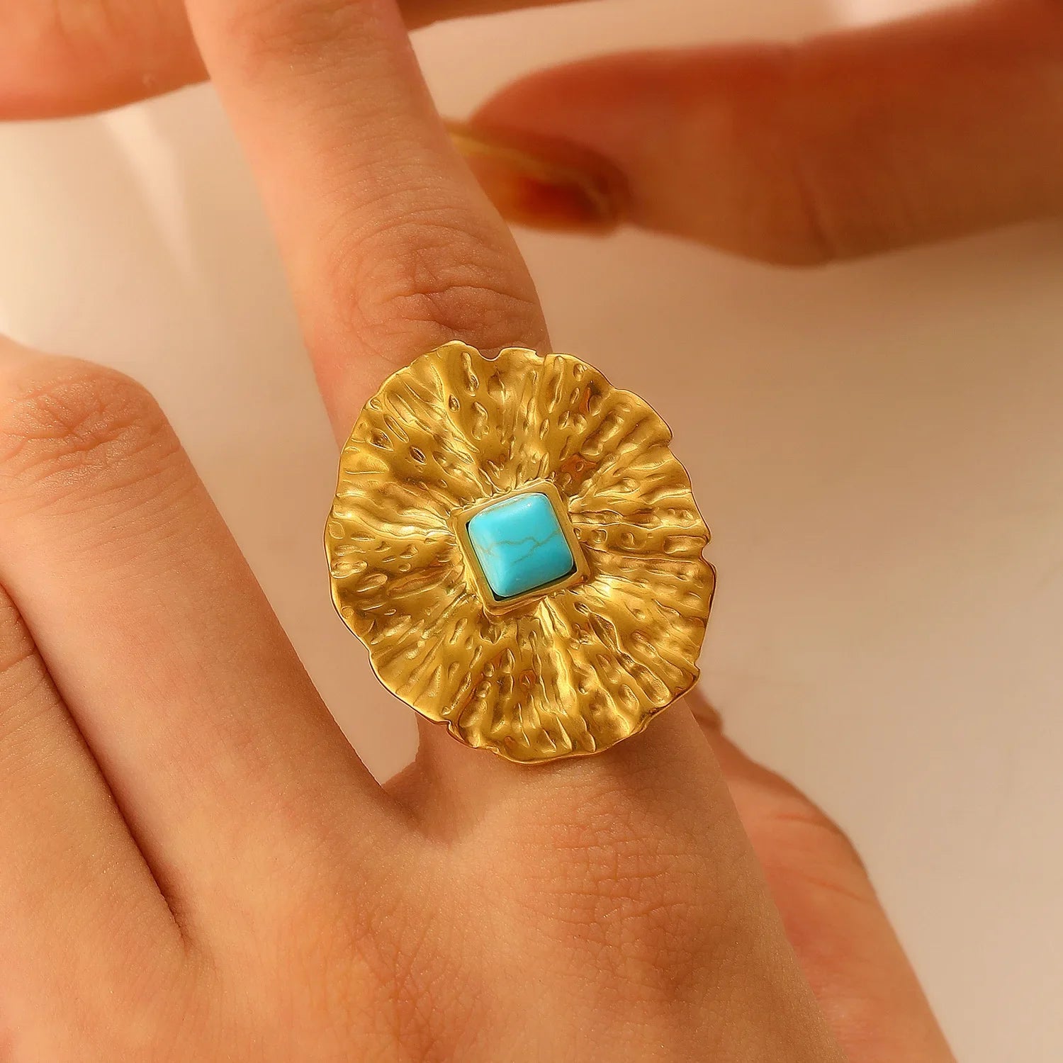 Bague Solstice - Acier Inoxydable Femme