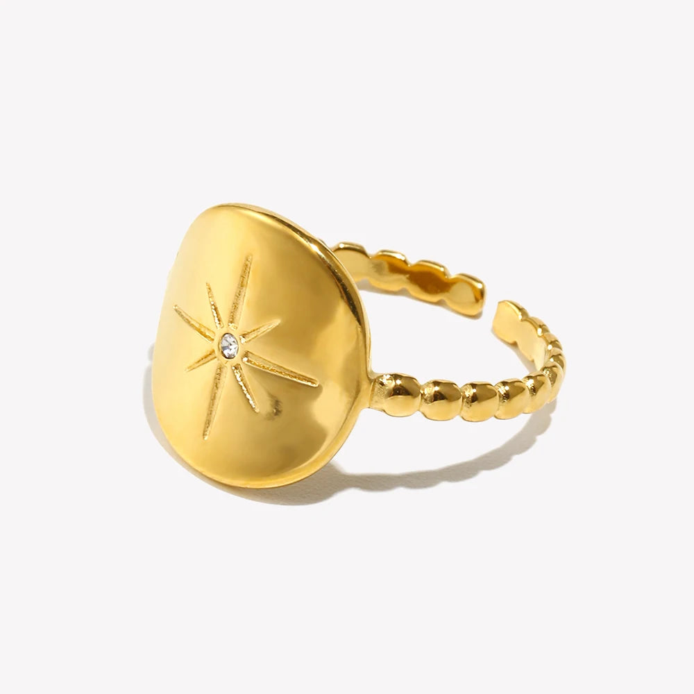 Chevalière Astra - Acier Inoxydable Femme