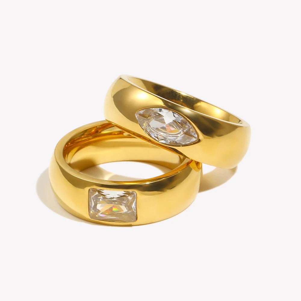 Chevalière Glow - Acier Inoxydable Femme