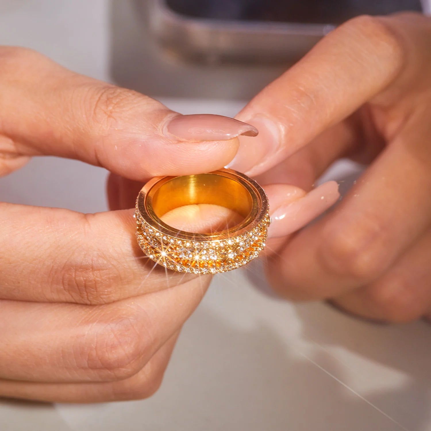 Bague Aurora - Bague Anti Stress Femme