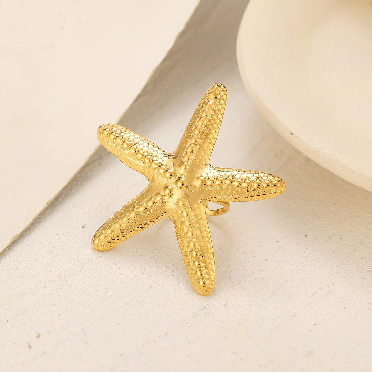 Bague Starfish - Acier Inoxydable Femme