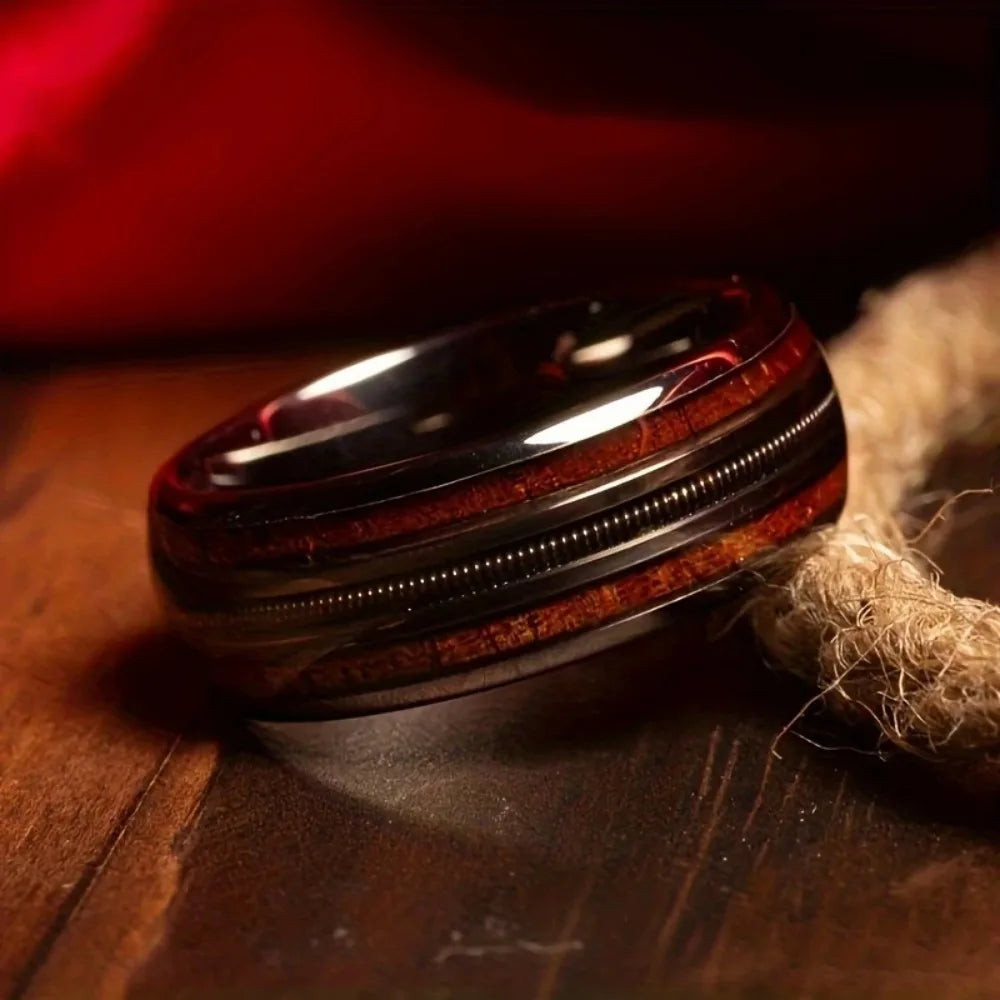 Bague Edge - Acier Inoxydable Homme