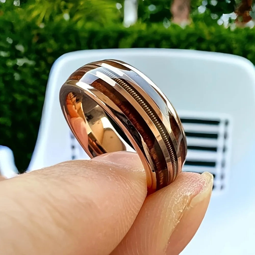 Bague Edge - Acier Inoxydable Homme