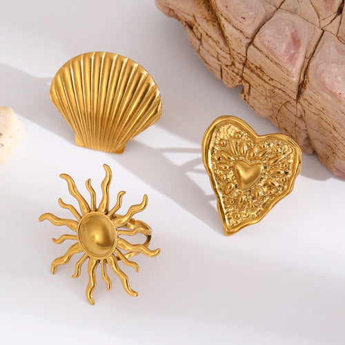 Bague Coralia - Acier Inoxydable Femme