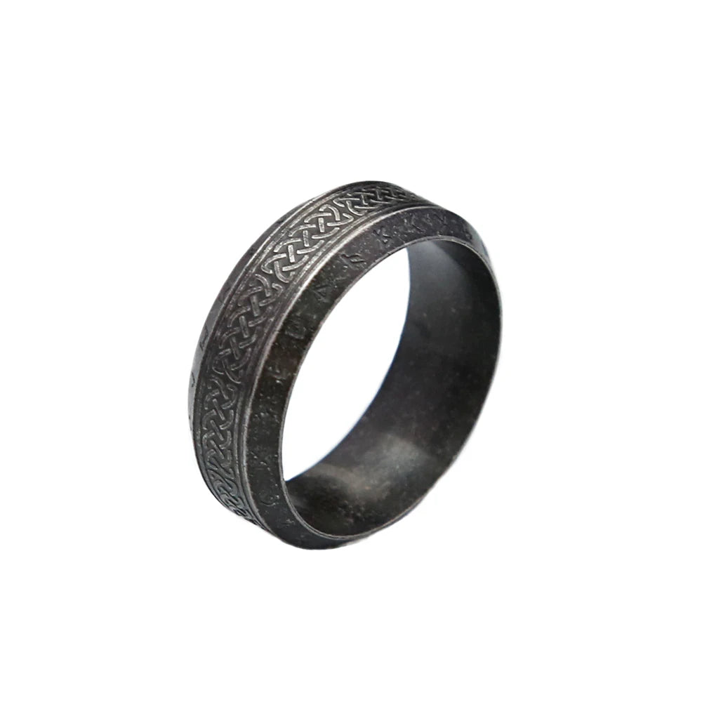 Bague Rune - Acier Inoxydable Homme