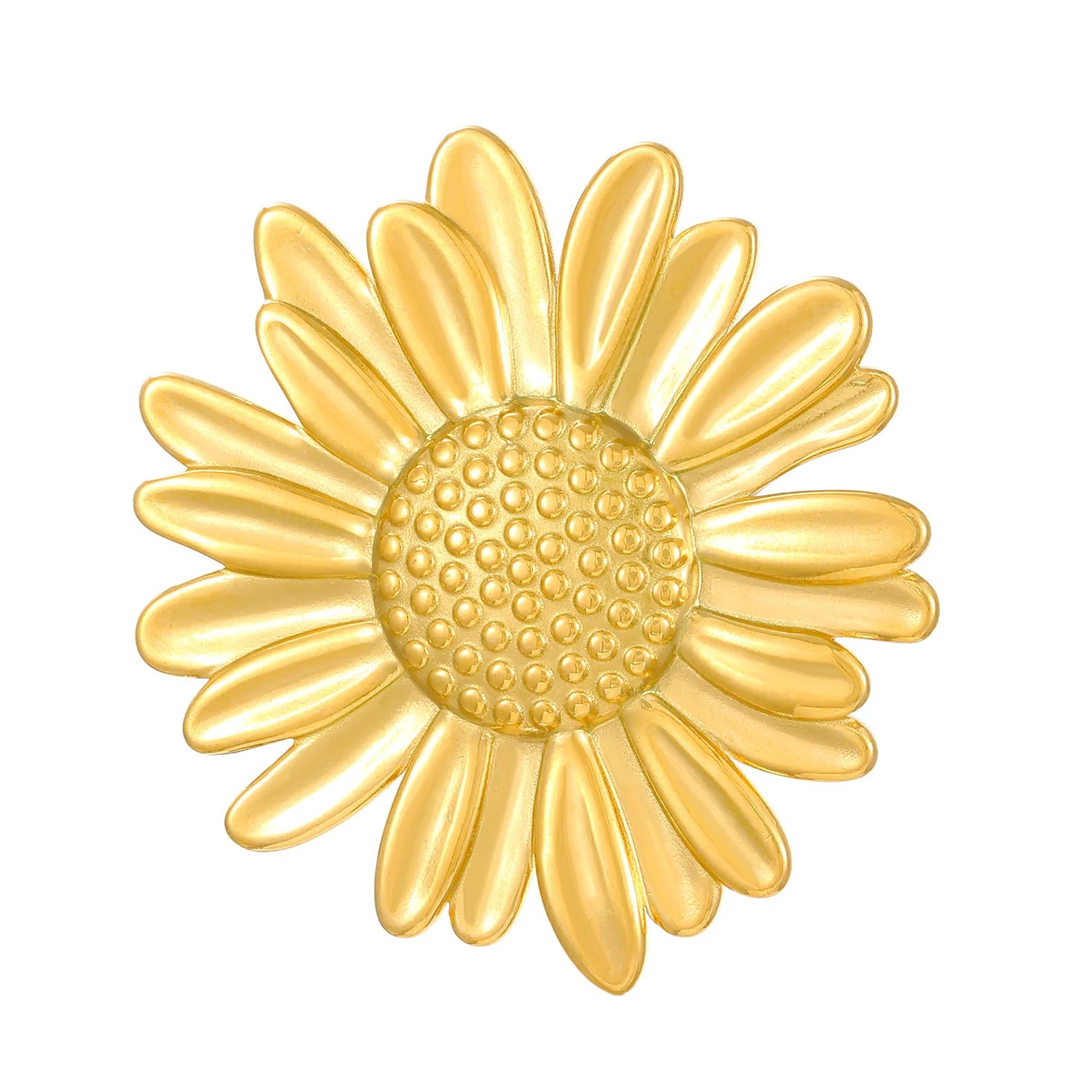 Bague Sunflower - Acier Inoxydable Femme